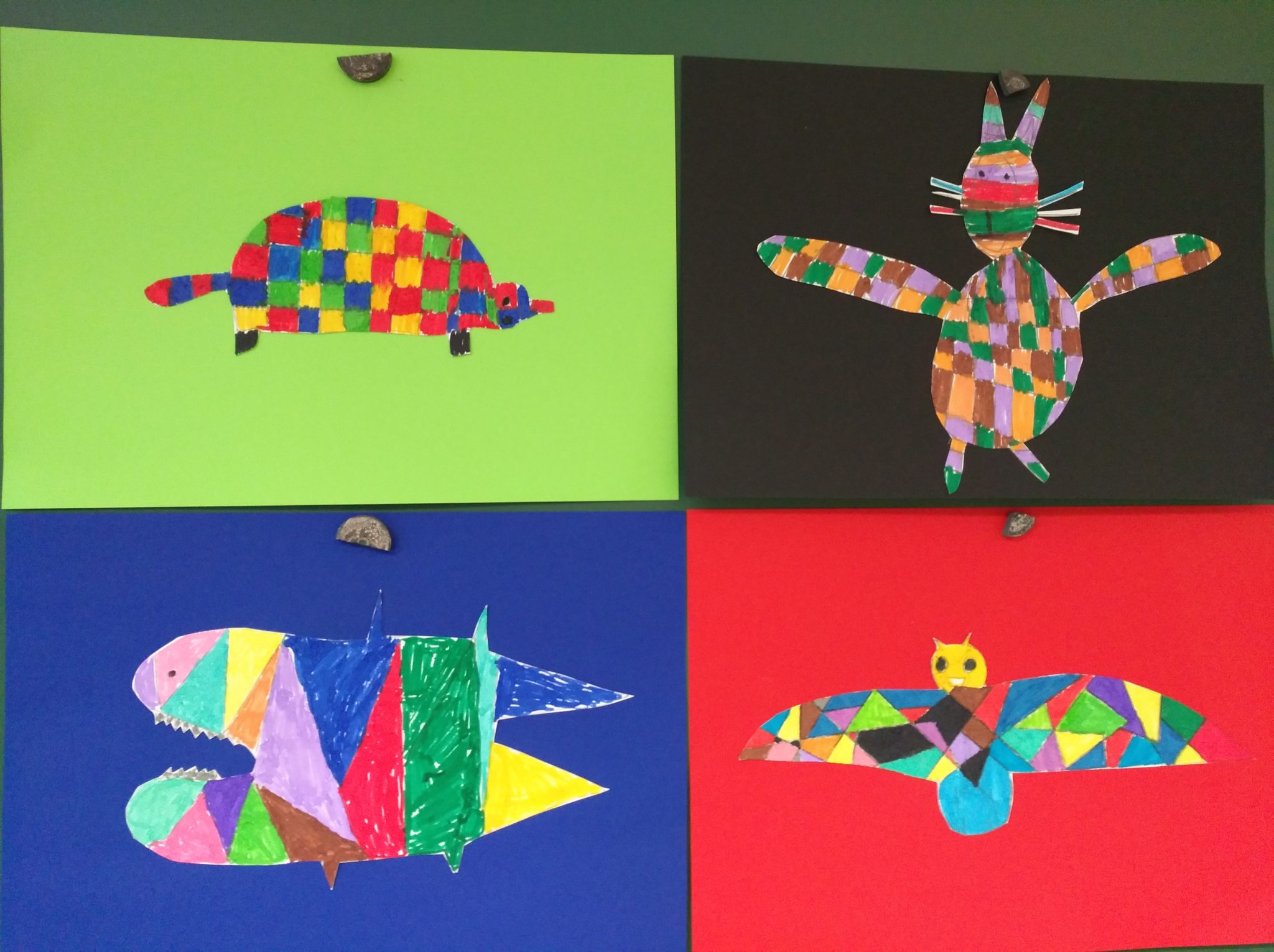 Animaux géométriques - Ecole libre fondamentale - Lamorteau
